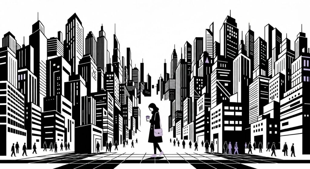 Overwhelmed by an urban life